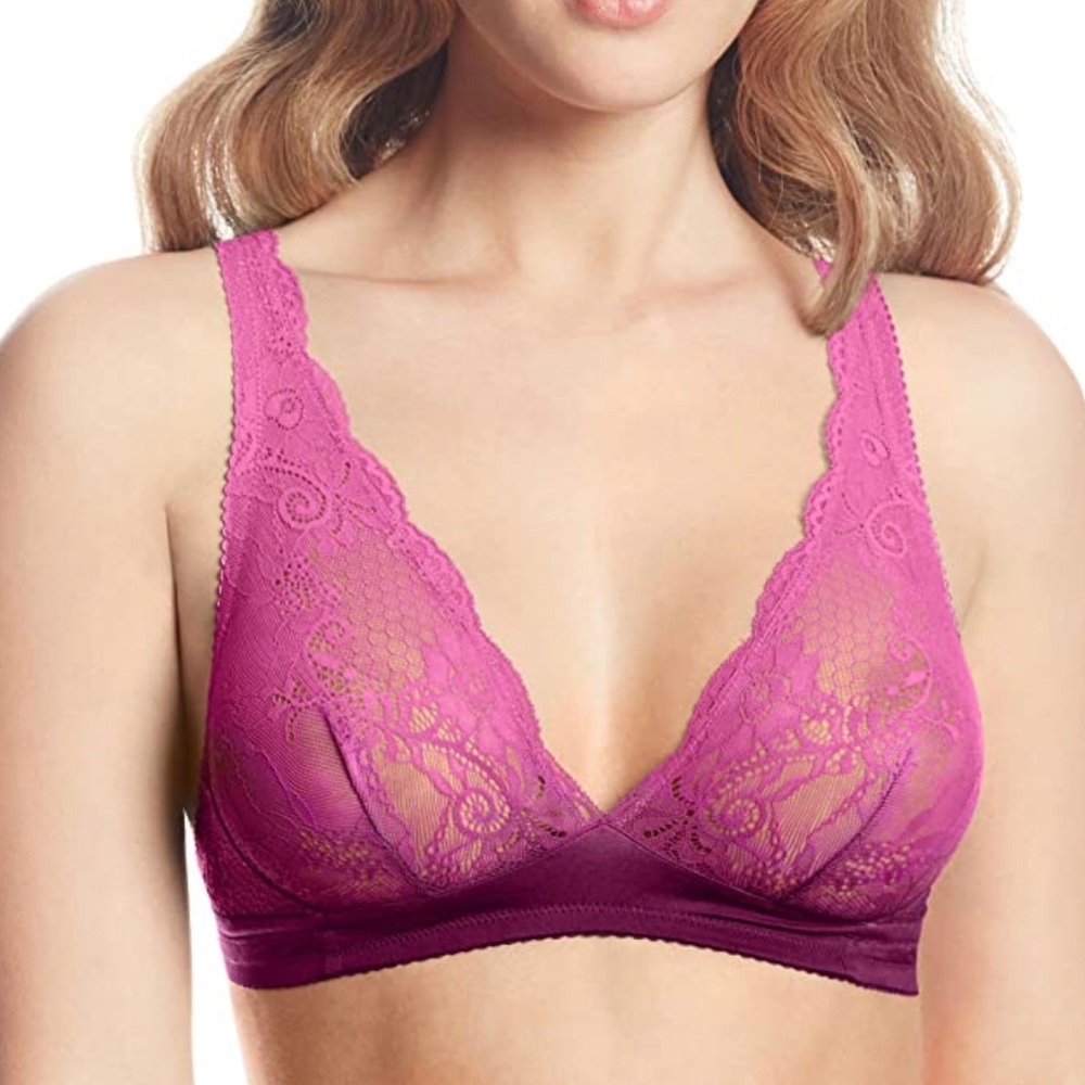 Brand new Pink Cosabella Bralette size large